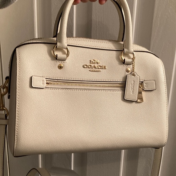 Coach Handbags - Coach Rowan Satchel with Gold Hardware and Detachable Strap